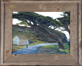 Linda Sorensen Trail to the Lighthouse with frame
